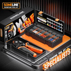 SOMELINE Ferrule Hexagonal Crimping Tool Kit, 21 Sizes Ferrules, 24-8 AWG Ferrule Crimper, Hexagonal Crimp Pliers Ferrule Terminal Kit