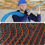 MECCANIXITY Spring Tube Bender OD 18.8mm/0.74" Steel Spring Pipe Bending Tubes 500mm/19.69" Length for 3/4" PVC Pipe(ID 20mm) in Home Renovations,Electrician Wiring Bending(insert-pipe use)