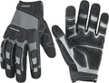 HANDLANDY Mens Work Gloves Touch screen, Utility Mechanic Gloves, Flexible Breathable Fit- Padded Knuckles & Palm