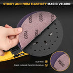 350W 3A Electric Random Orbital Sander with Pluggable Wire, Central Vacuum, Sanders for Woodworking, Primary Wood and Panel Processing