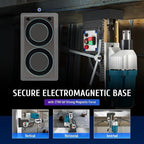 ZELCAN 1100W Mag Drill Press, Portable Magnetic Drill Press with 1.6" Boring Diameter, Heavy Duty Magnetic Drill with 11 Drill Bits, 2700 lbf 550 rpm Electric Drilling Machine with All-Copper Motor