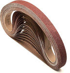 1 x 42-Inch Aluminum Oxide Sanding Belts, 40/80/120/240 Assorted Grits Abrasive Sandpaper for Belt Sander, 24 Pack
