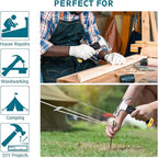 Small Claw Hammer - Mini Hammer for Women&Kids, Camping Hammer, Stubby Tack Hammer, Nail Hammer with Magnetic