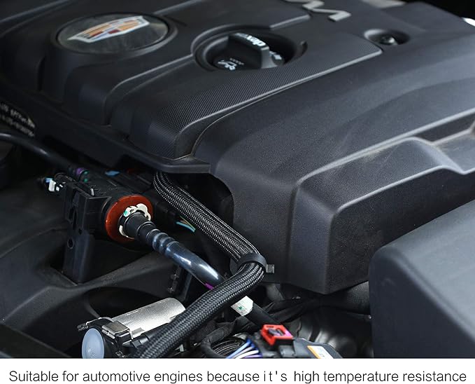 100ft - 1/2 inch PET Expandable Braided Sleeving – Black – Alex Tech Braided Cable Sleeve