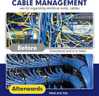 Zip Ties, RAZCC 1200pcs Black Cable Zip Ties 16 Inch, Heavy Duty Plastic Wire Ties with 70lb Tensile Strength, Self-Locking Black Nylon Tie Wraps for Indoor and Outdoor