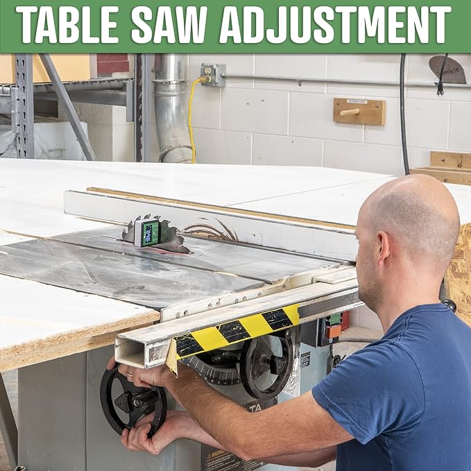 Wisconsin Tool Magnetic Digital Electronic Level and Angle Finder Gauge and Bevel Box, Programmable High-Contrast Angle Measurement Tool with Storage Pouch, Batteries Included