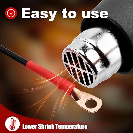 1" 65ft 3:1 Heat Shrink Tubing with Adhesive Lining - Marine Grade, Ideal for Home, Automotive, and Industrial Use - Red