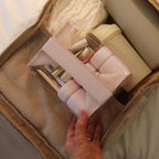 Cadence Parcel - Clear Dopp Kit with Magnetic Closure - Durable and Leak-Resistant Travel Toiletry Kit - Modular Design