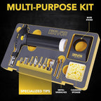LEXIVON Butane Torch Multi-Function Kit | Premium Self-Igniting Soldering Station with Adjustable Flame | Pro Grade 125-Watt Equivalent (LX-771)