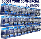 POETISKE Pegboard Hooks 0.2” Diameter 10 inch Black Metal Ball Ending Garden Tool Organizer Fits 1/4’’ Pegboard Garage Wall Hooks 50PCS