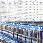 unp POETISKE Pegboard Hooks 0.204'' Diameter 6 inch Silver Metal Ball Ending Garden Tool Organizer Fits 1/4’’ Pegboard Garage Wall Hooks 50PCS