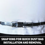 Bucktool 1-1/2HP Dust Collector, 1100 CFM Dust Collector for Woodworking with Movable Base