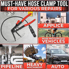 Radiator Hose Clamp Pliers Automotive – Corrosion-Resistant Hose Clamp Tool with Non-Slip Polymer Coating, Tension & Ratchet Locking Mechanisms – Reliable, Easy to Use, Time-Saving for Car Repairs