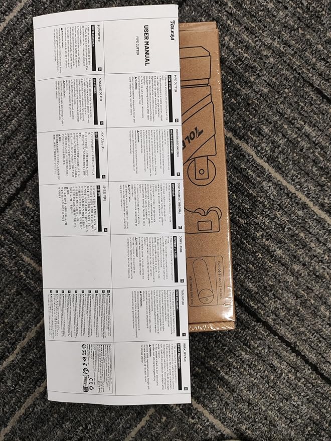 TOLESA Pipe Cutter Tool 3/16-2 Inch(5-50mm) Heavy Duty Metal Pipe Cutter With Deburring Tool Pipe Reamer Sharp Copper Tube Cutter Speed Cutting Tubing Cutter For Stainless Steel Aluminum Brass Pipe