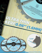 KEENTECH 7-1/4 Inch Woodworking Circular Saw Blade 24T 40T 60T 3-Pack, Tungsten Carbide Tipped, ATAF Grind, 5/8 Inch Arbor Hole with Diamond Cutout