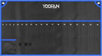 YOOFAN Wrench Roll Up Pouch – Wrench Organizer Bag with Handle, Wrench Holder for Hanging (19+1 Metric)
