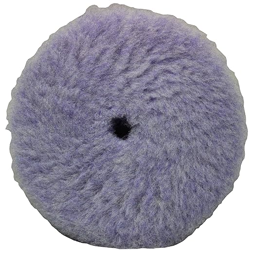 Malco Epic Purple Wool Heavy Duty Pad 6.25 inch – Orbital Polishing Pad for P1500 Sand Scratches/Use with Malco Epic Heavy-Duty Compound (109032) / Swirl-Free and Dust-Free Finish (840004)