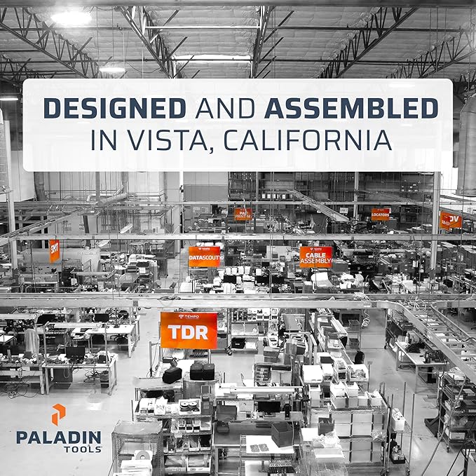 Paladin Tools PA45300 Stainless Steel Cable Tie Gun, Ergonomic Heavy Duty Zip Tie Gun Tool, Cut-off 5/65” to 1/4” Zip Ties (USA Quality Control)