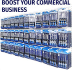 unp POETISKE Pegboard Hooks 0.204'' Diameter 6 inch Silver Metal Ball Ending Garden Tool Organizer Fits 1/4’’ Pegboard Garage Wall Hooks 50PCS