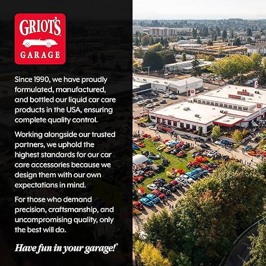 Griot's Garage Orange Foam Correcting Pads for Car Polishing and Detailing, Removes Light to Moderate Paint Defects, Durable, Machine-Washable, 10617, 6.5", Set of 2