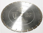 LSS 14 Inch Diamond Saw Blade,Dry or Wet Cutting Concrete Saw Blades for Sharp Cutting Concrete Marble Granite Brick Masonry,Broadened Cutter Head
