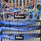 250-Count Reusable 8-inch UV Resistant Nylon Cable Zip Ties, Black