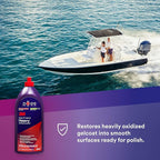 3M Perfect-It Gelcoat Heavy Cutting Compound, 1 Quart – Fast Cutting Marine Oxidation Remover for Boat & RV Gelcoat Surfaces