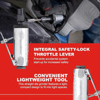 Ingersoll Rand 307B 1/4” Air Die Grinder, Straight, 28,000 RPM, 0.25 HP, Ball Bearing Construction, Safety Lock, Aluminum Housing, Lightweight Power Tool
