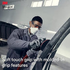 3M Random Orbital Sander, Xtract Pneumatic 88948, 5 in, Self-Generated Vacuum, 3/8 in Orbit, Ergonomic and Lightweight ROS, 209W Motor, Dust Extraction