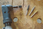 Kutzall Original Taper Rotary Burr, 1⁄8" Shaft, Fine - Wood Carving Bit for Dremel, Foredom, DeWalt, Milwaukee. Abrasive Tungsten Carbide, 1⁄4" (6.3mm) Head Dia. X 1⁄2" (12.7mm) Length, T-14-EG