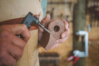 Kutzall Original Taper Rotary Burr, 1⁄8" Shaft, Fine - Wood Carving Bit for Dremel, Foredom, DeWalt, Milwaukee. Abrasive Tungsten Carbide, 1⁄4" (6.3mm) Head Dia. X 1⁄2" (12.7mm) Length, T-14-EG