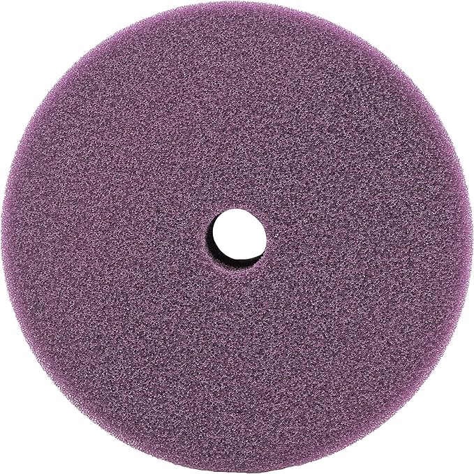 3D Dark Purple Foam Cutting Pad | Fast Compound Cuts for Removing Paint Defects | Professional Grade | Superior Finish for Automotive Painted Surfaces | Car Care Detailing | 5.5” Round